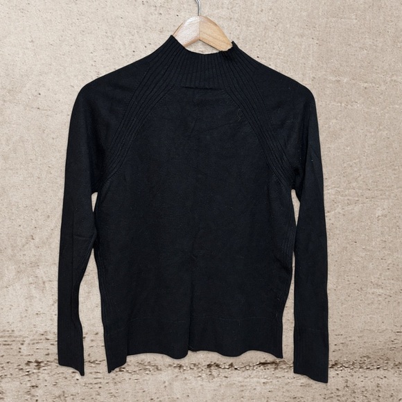 Tribal Black Turtleneck Sweater - Picture 2 of 4